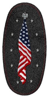 DASOV 421 SH BK Flag at Rest Shimmer Black